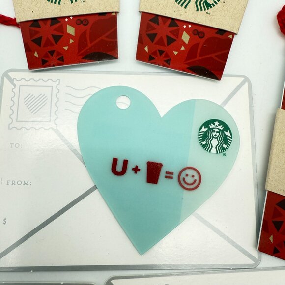 Lot of 11 Starbucks Cards Mini & Die Cut Specialty Holiday Cards – HTF - Picture 7 of 12